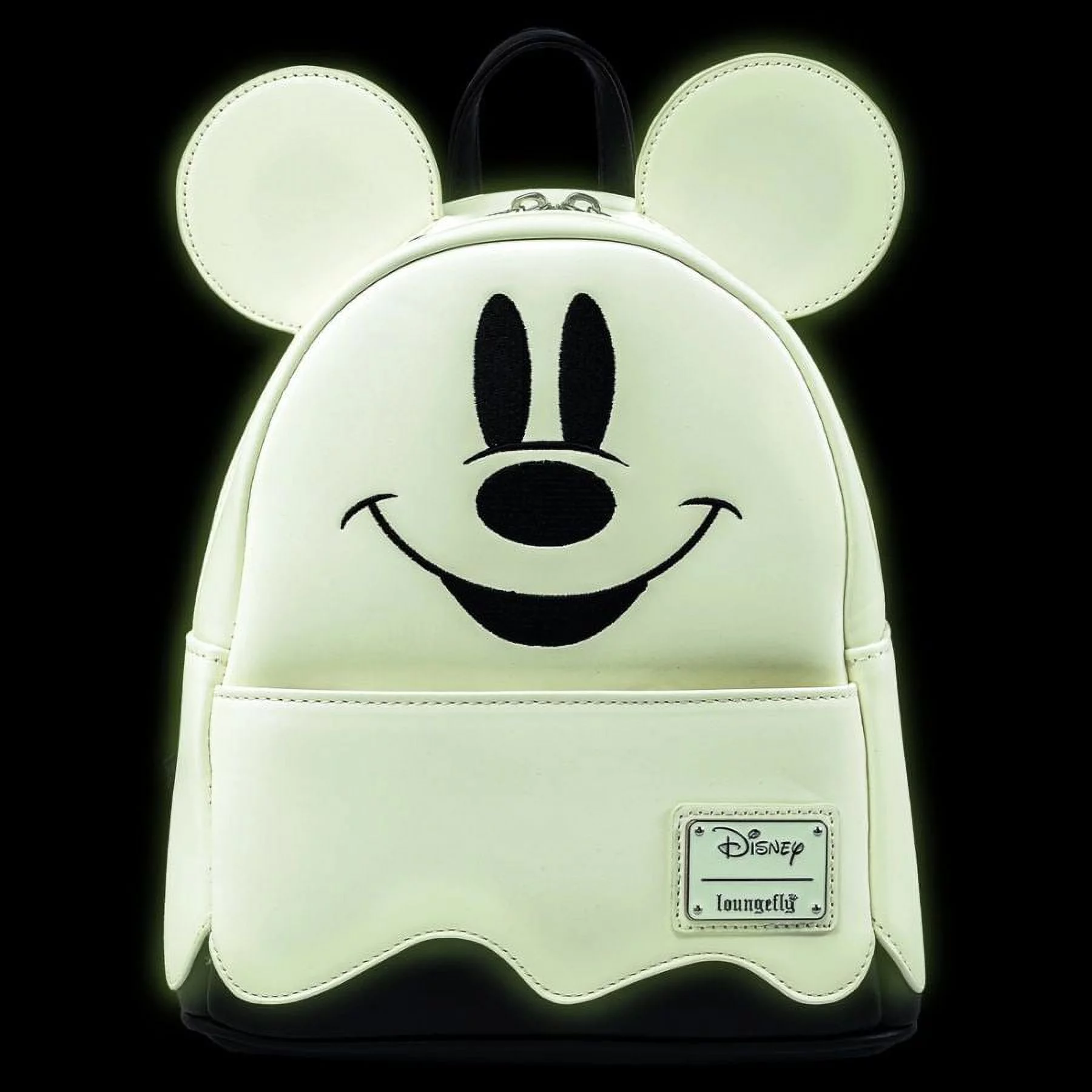 Loungefly Disney Halloween Ghost Mickey Mouse Glow In The Dark Mini Backpack