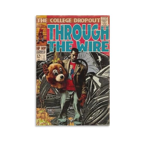 MF DOOM Poster Print Poster Home Bathroom Bedroom Office Living Room Decor Canvas Poster Unframe:12x18inch(30x45cm)