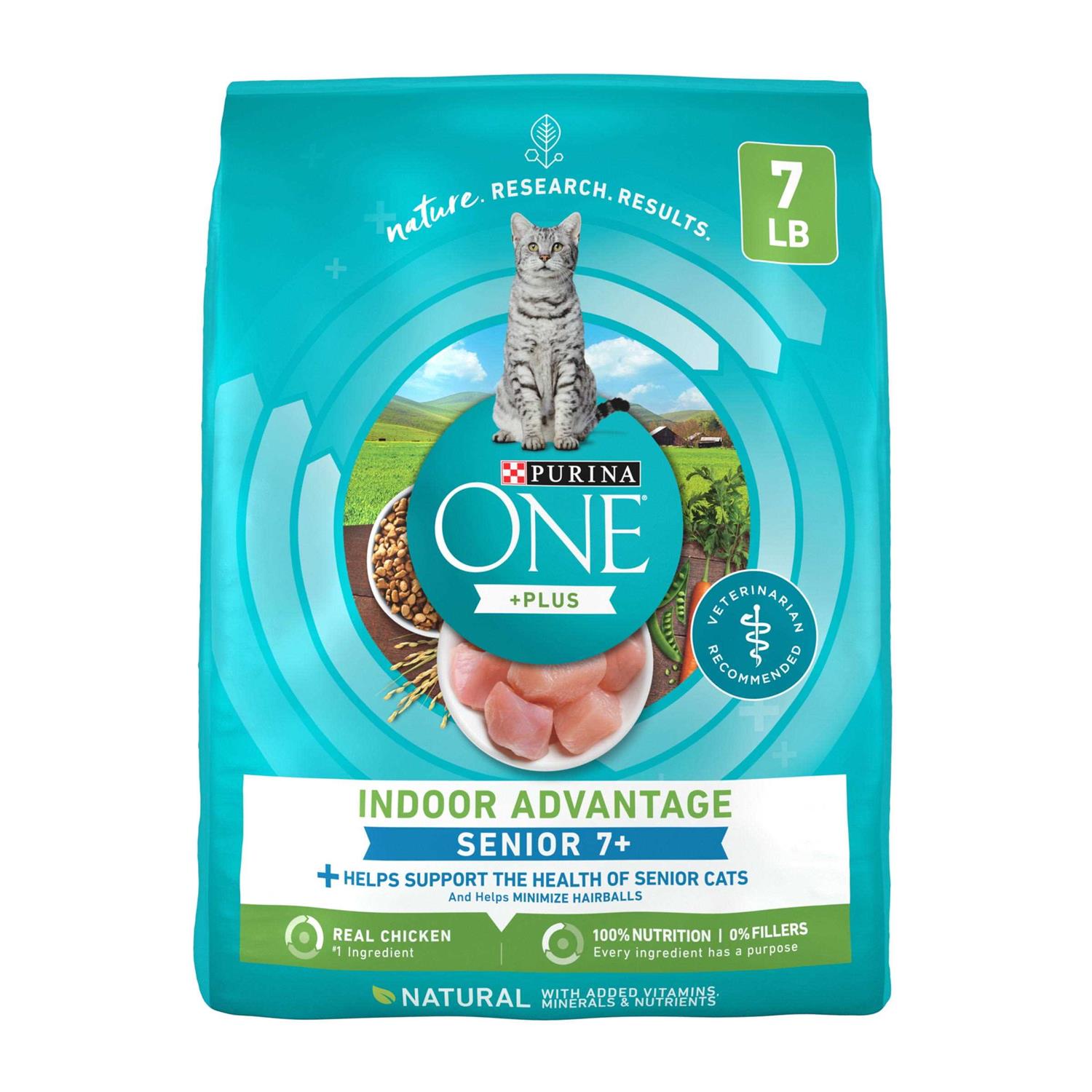Purina ONE High Protein Natural Senior Dry Cat Food - Pet Supplies online store