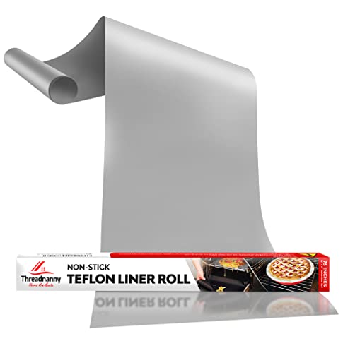 2 Pack Large Thick Heavy Duty Non Stick Teflon Oven Liners Mat, 17