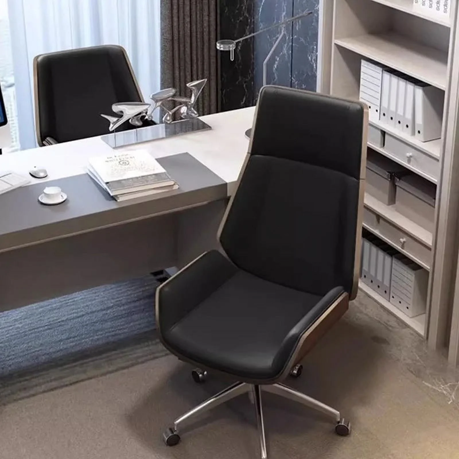 Swivel Waiting Office Chair Throne Revolve Recliner Editor Office Chair Ergonomic Rocking Cadeira De Escritorio Home Furniture