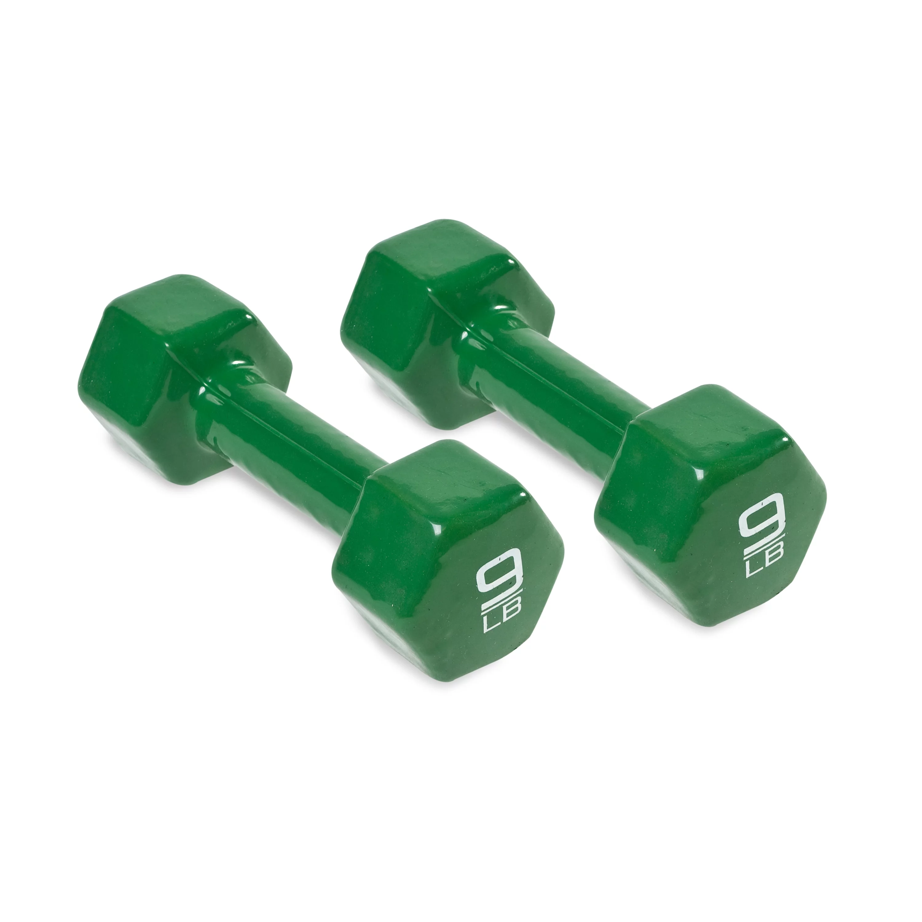CAP Barbell Vinyl Coated Dumbbells, 9 Pound Pair