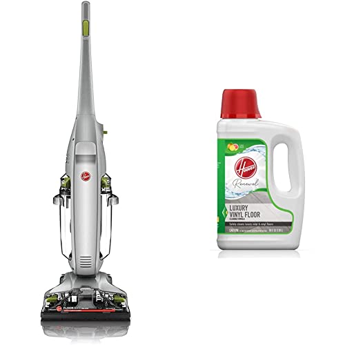 Hoover FloorMate Deluxe Hard Floor Cleaner Machine, Lightweight Cleaning Machine, Floor Scrubber with Spin Scrub Brushes, Wash and Dry Mode, Ideal for Hardwood, Vinyl, Tile, Laminate and More