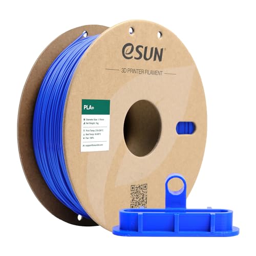 eSUN PLA+ Filament 1.75mm, 3D Printer Filament PLA Plus, Dimensional Accuracy +/- 0.03mm, 1KG Spool (2.2 LBS) 3D Printing Filament for 3D Printers, Bone White