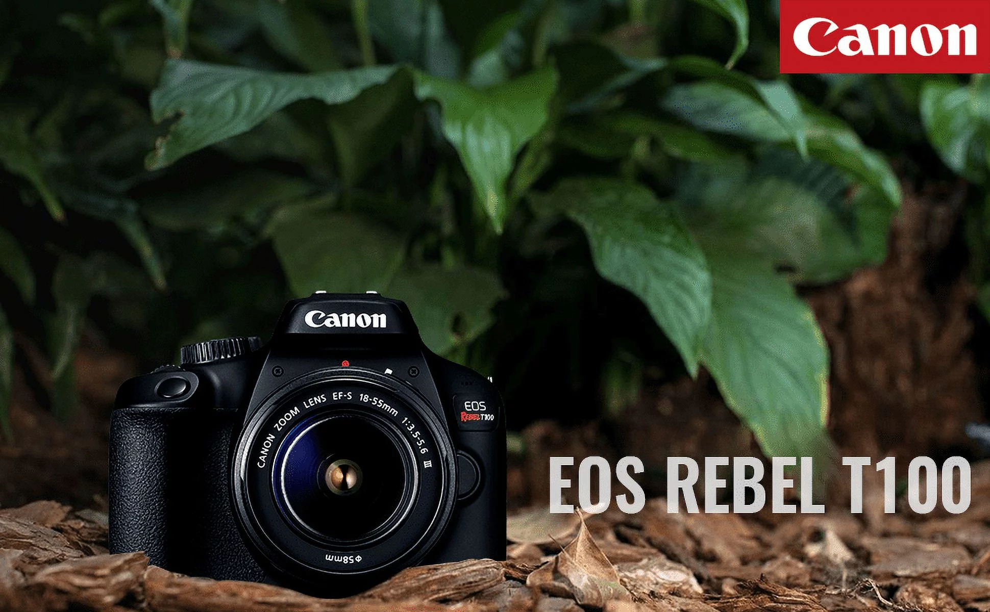 Canon EOS 4000D / Rebel T100 DSLR Camera with 18-55mm Lens + Creative Filter Set, EOS Camera Bag + SanDisk Ultra 64GB Card + 6AVE Electronics Cleaning Set, and More (International Model)