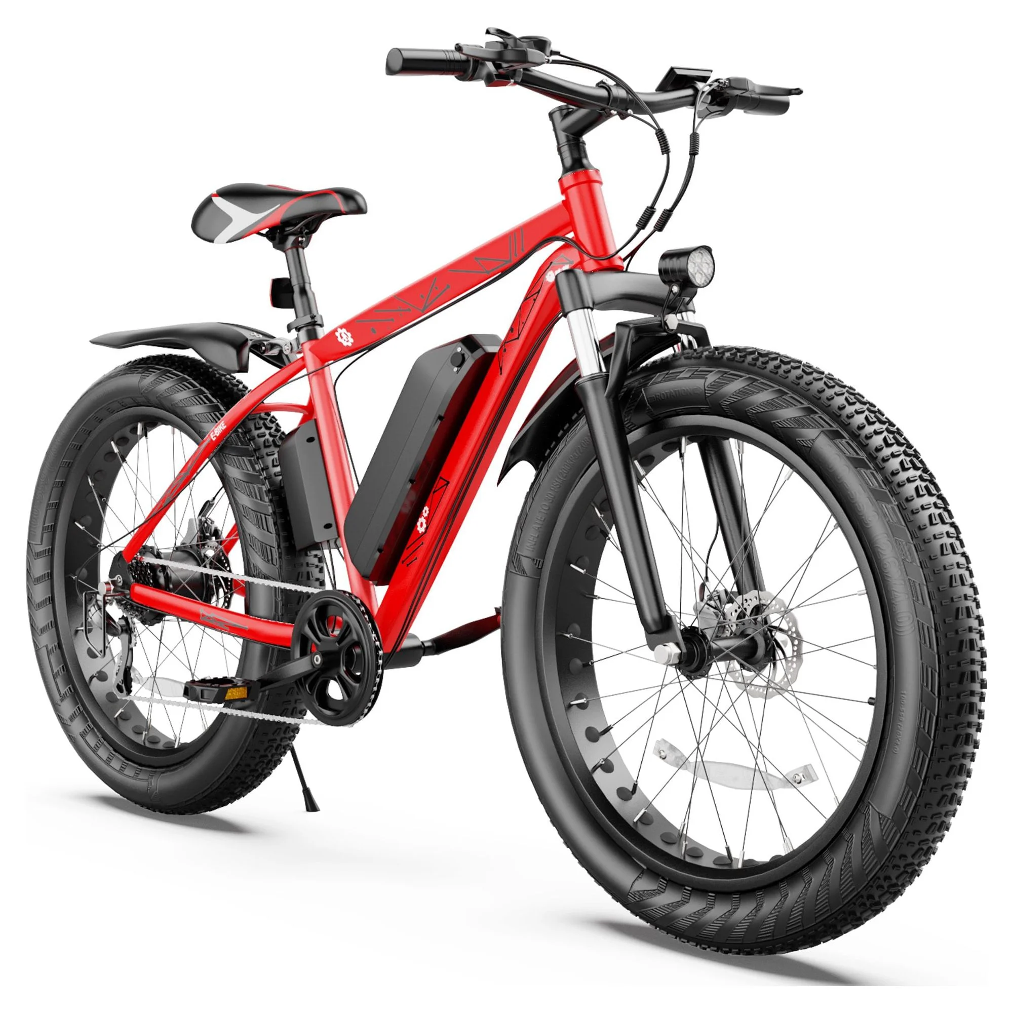 Electric Mountain Bicycle with 500W Motor and 48V Battery