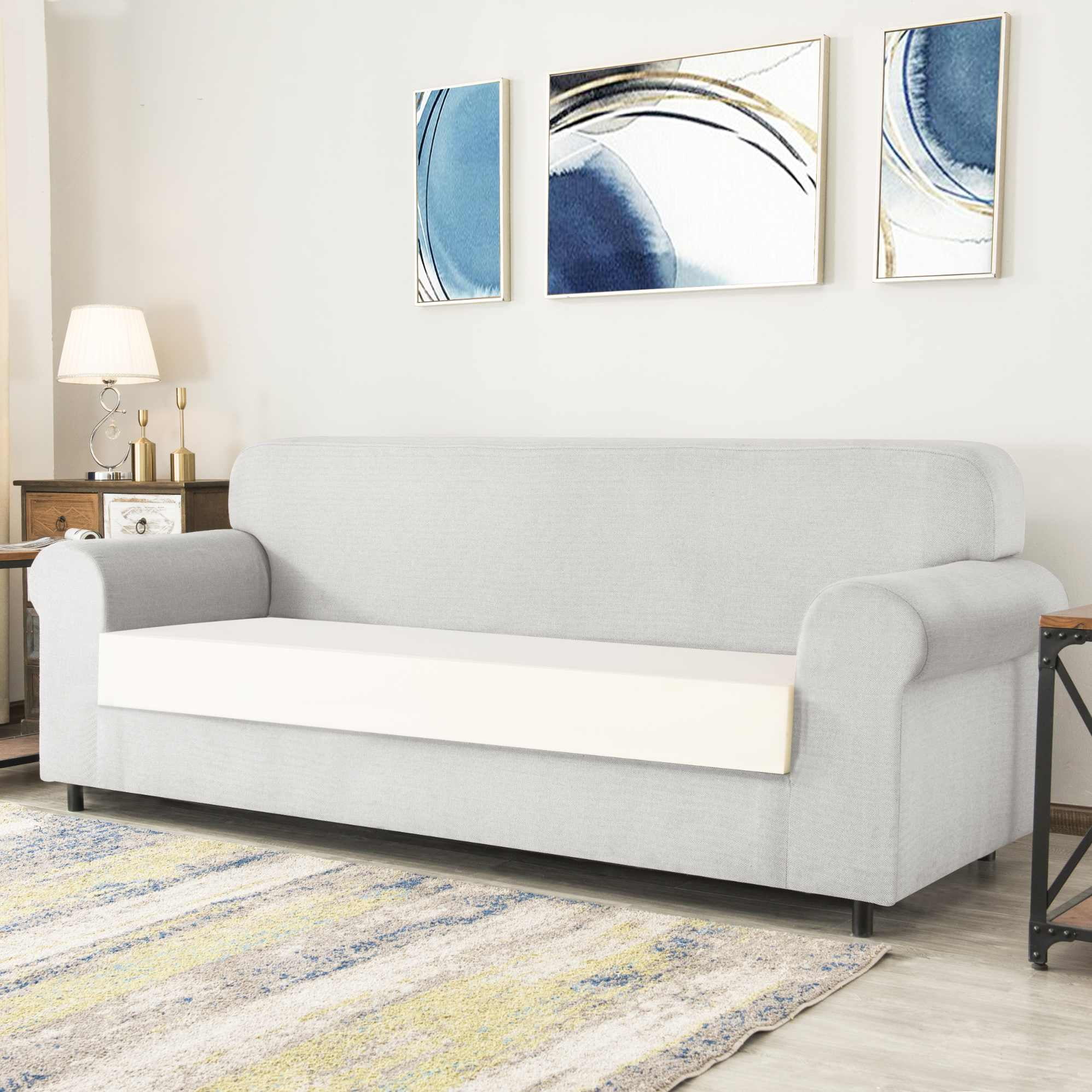 Subrtex RV Foam Premium High Density Cushion Foam, H3×W24×L72