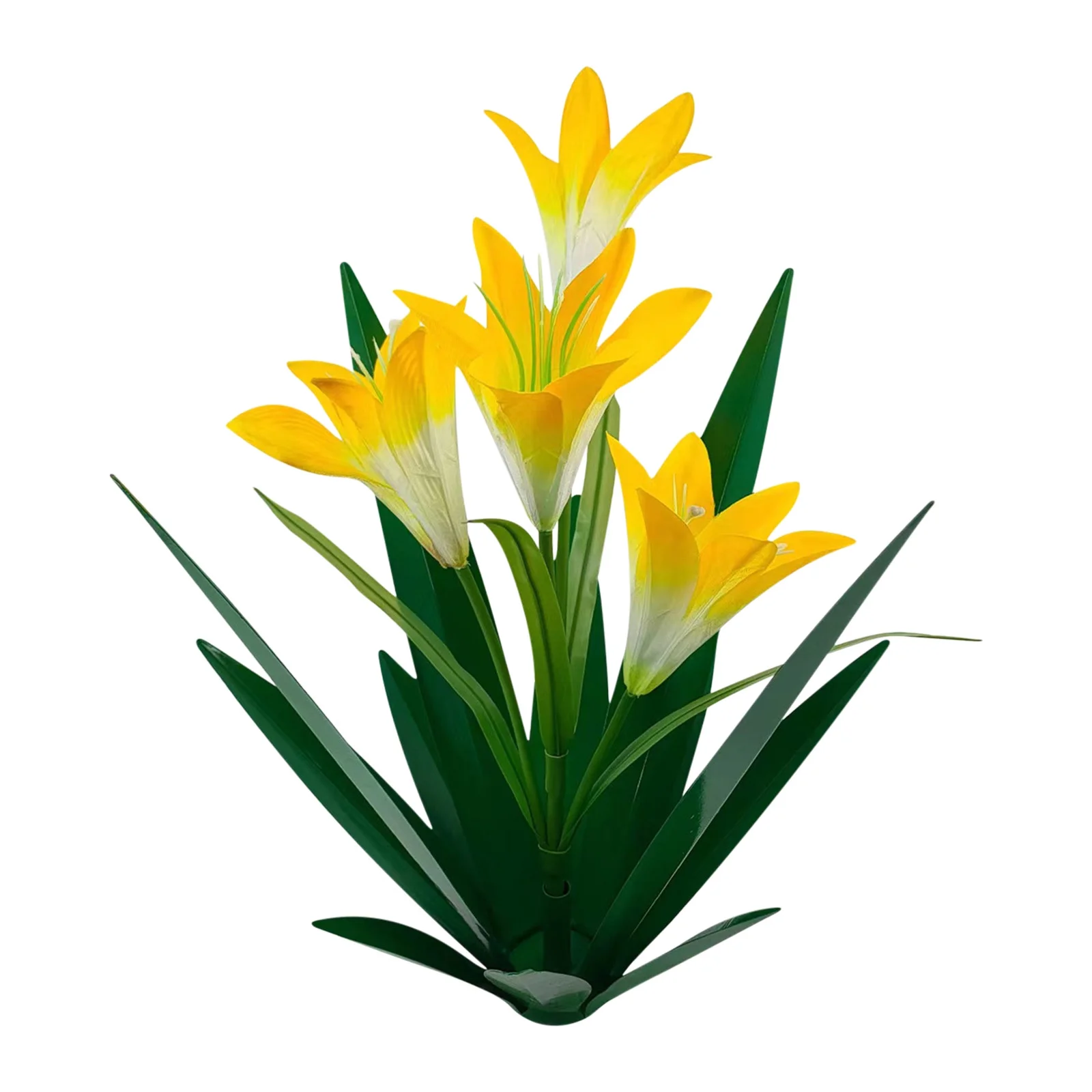 metal flower creative ornaments, Metal Plant Outdoor Decoration Outdoor Garden Decoration Yard Art Plant Garden Decorative Garden Gift