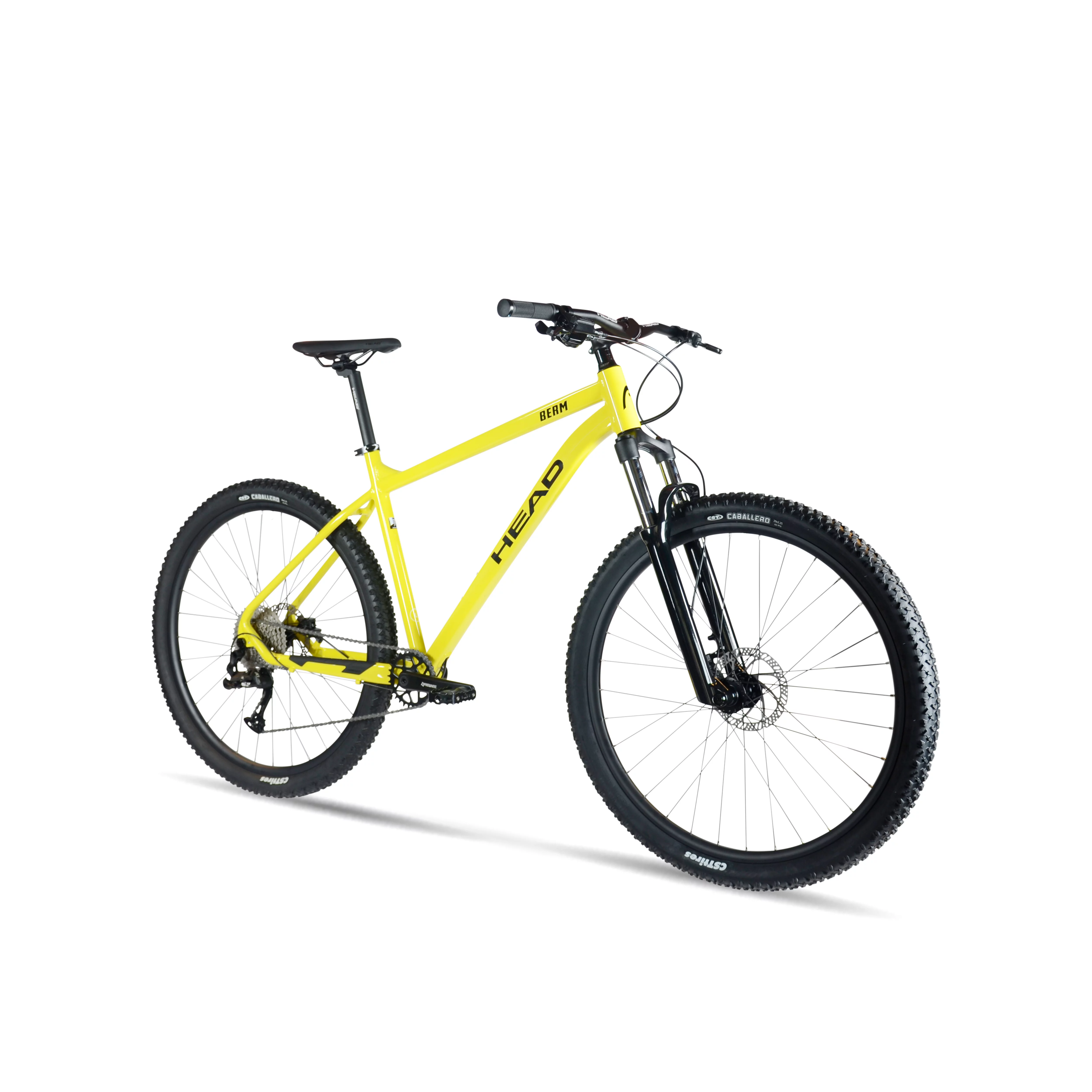 HEAD Berm L-Twoo A7 Alloy Mountain Bike, 29inch, Medium, Yellow
