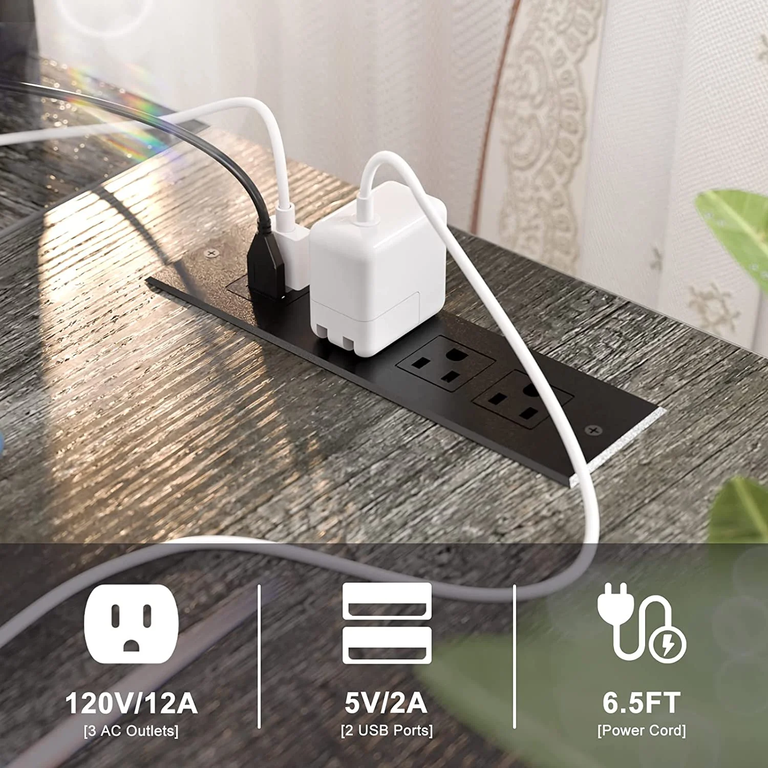 Homieasy L Shaped Desk with Power Outlet & Storage Shelves, 47 Inch Reversible Gaming Desk with LED Strip & Monitor Stand, Corner Computer Desk Office Desk Writing Desk with Storage Bag, Black Oak