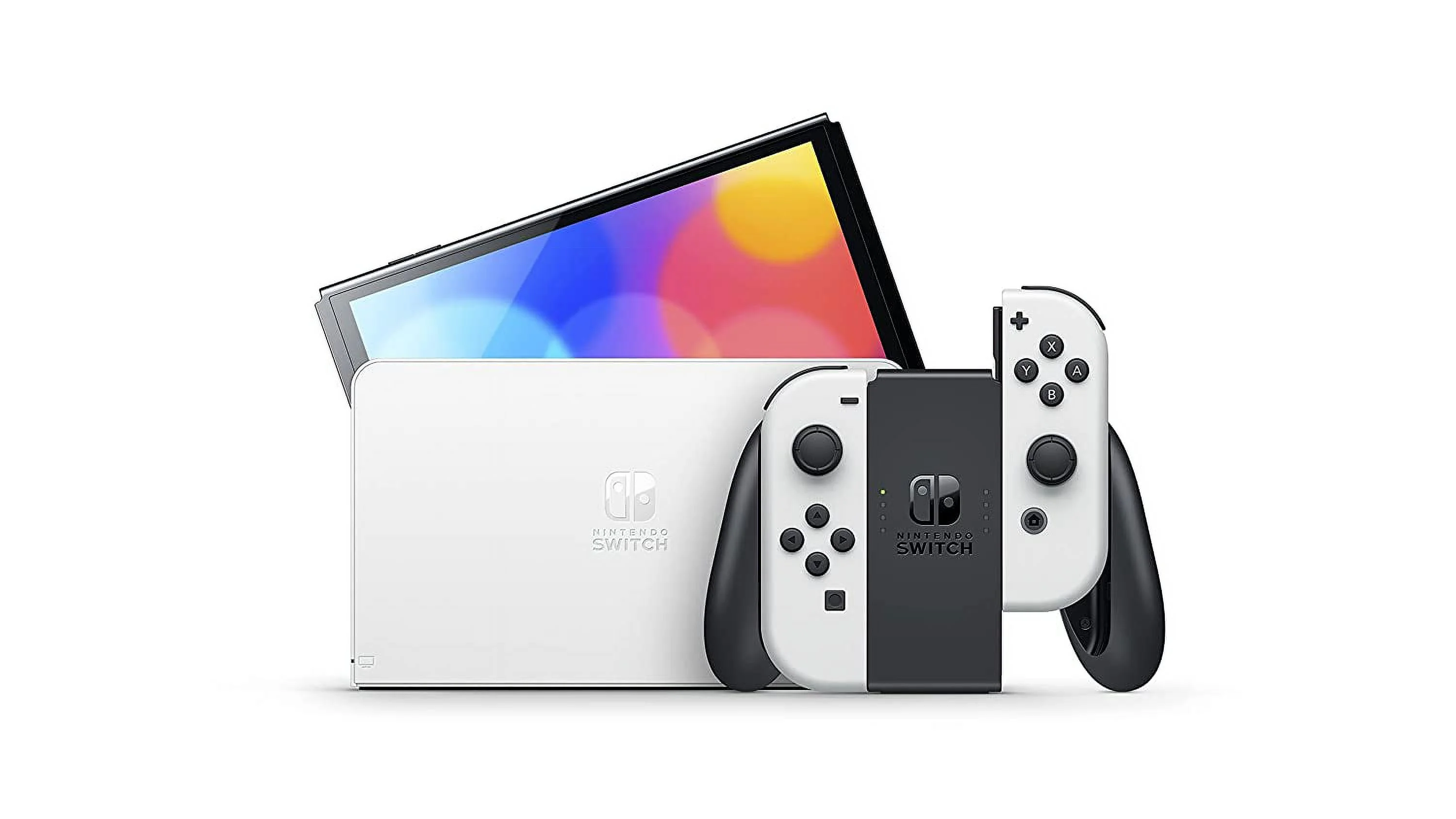 Nintendo Switch OLED White Joy-Con with Mightyskins Custom Console & Controller Skin Voucher Limited Bundle (JP Edition)