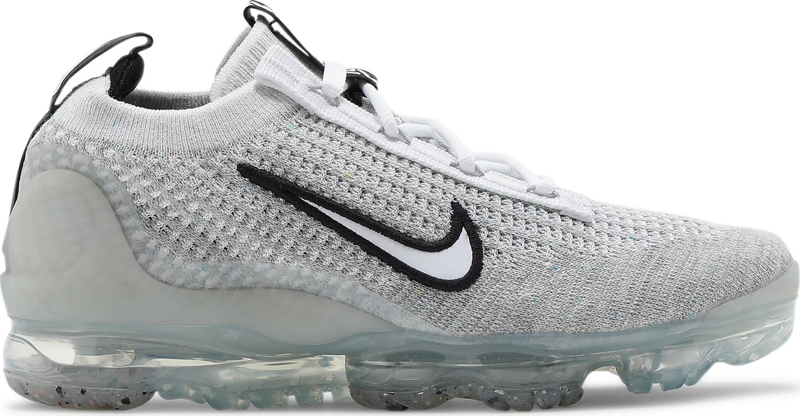 Nike Air VaporMax 2021 Flyknit GS 'White Metallic Silver' (5.5)