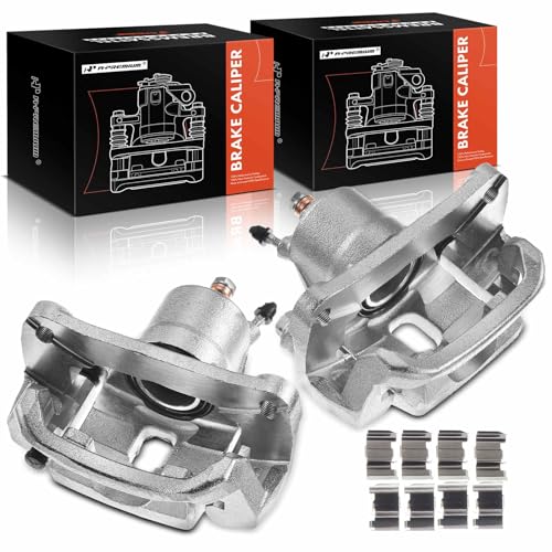 A-Premium Disc Brake Caliper Assembly with Bracket Compatible with Select Toyota Models - Tundra 2007-2015, Sequoia 2008-2015 - Rear Left Driver Side