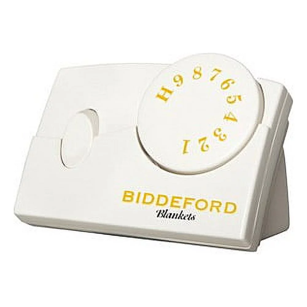 Biddeford 1001-903292-757 Knit Fleece Electric Heated Blanket Full Natural