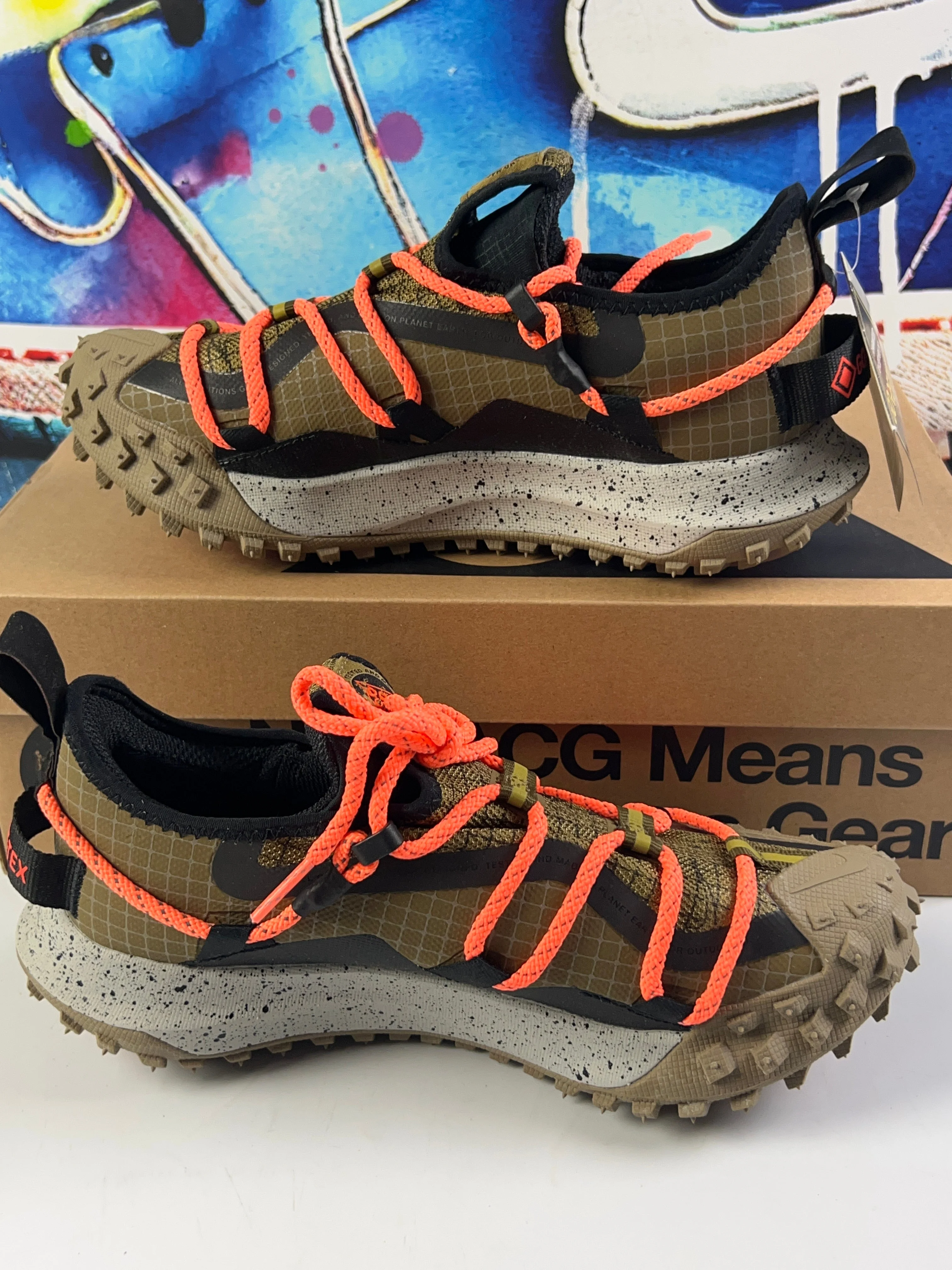 Nike ACG Mountain Fly Low Gore-Tex SE Hazel Rush Brown DD2861-200 Sz. 4