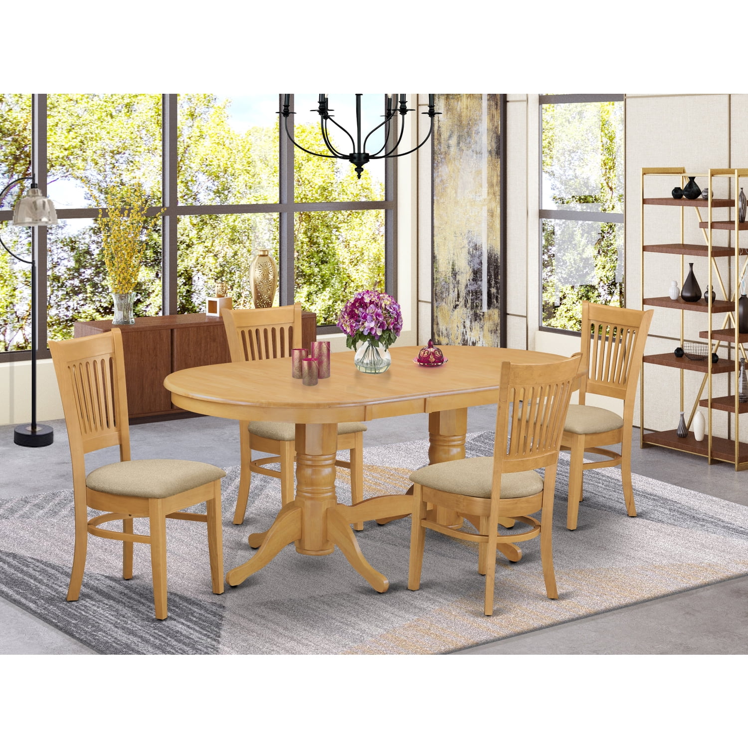 HomeStock Lakefront Luxury Dining Table Set