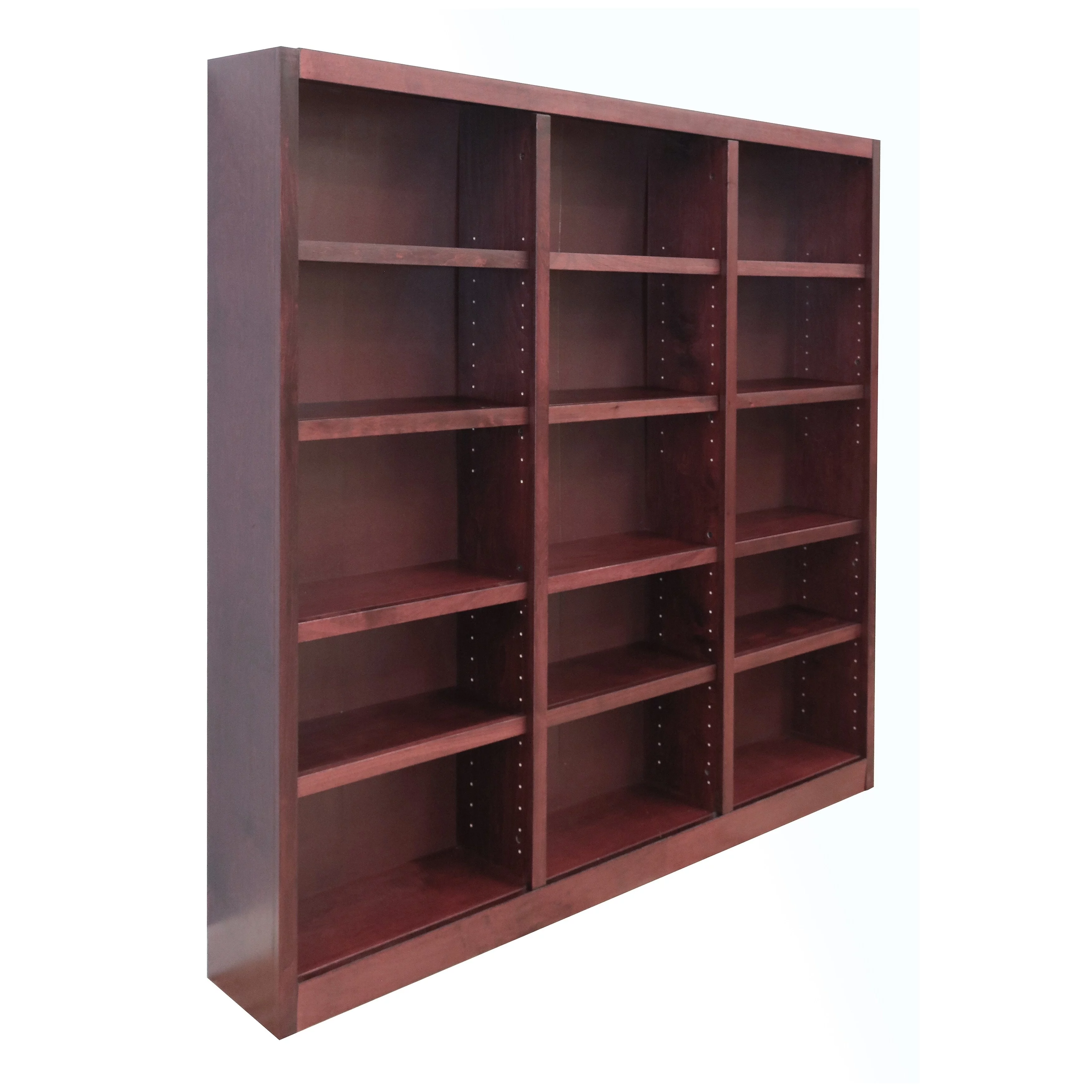 Concepts in Wood 72-inch Bookcase/Storage Unit Oak Oak Finish
