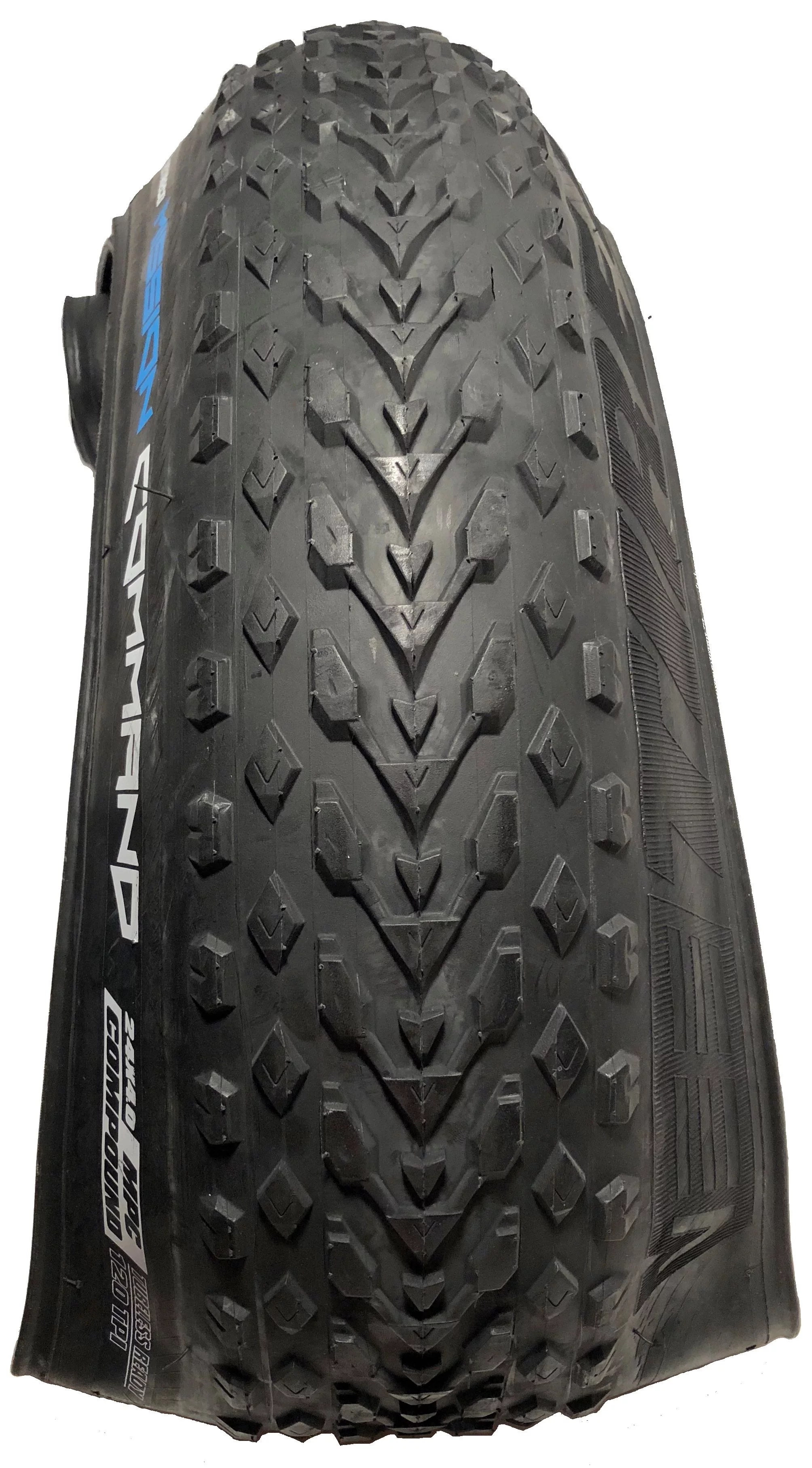 2 Vee Tire 24x4.0 Mission Command Pair of Fat Tires Folding Multi Purpose 120tpi