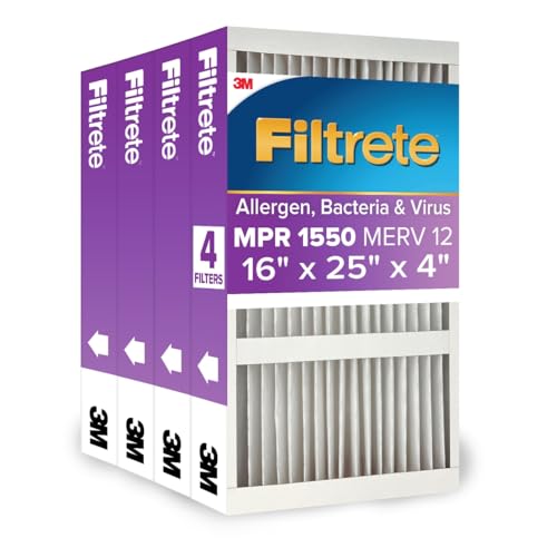 Filtrete High Performance Air Filter, 1550 MPR, 20 in x 25 in x 5 in