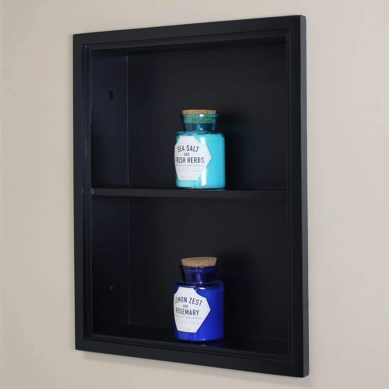 14x18 Black Sloane Wall Niche with plain back