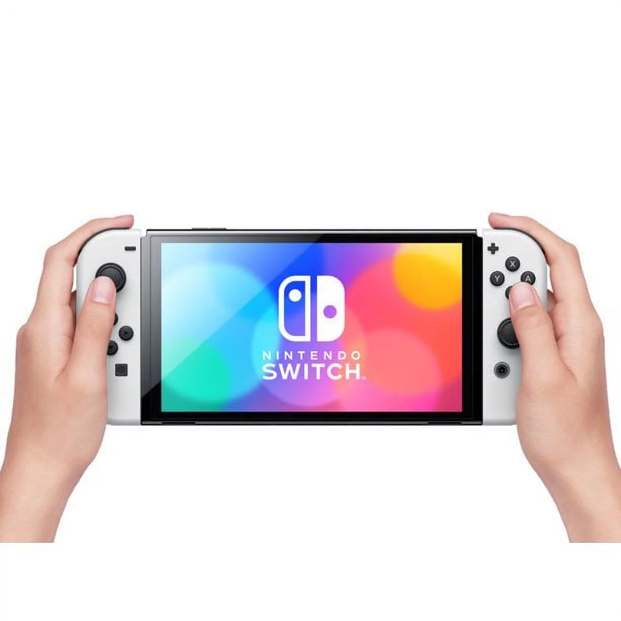 2021 New Nintendo Switch OLED Model White Joy Con 64GB Console Improved HD Screen