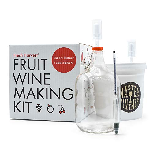 Master Vintner Fresh Harvest One Gallon Small Batch Fruit Wine Making Kit