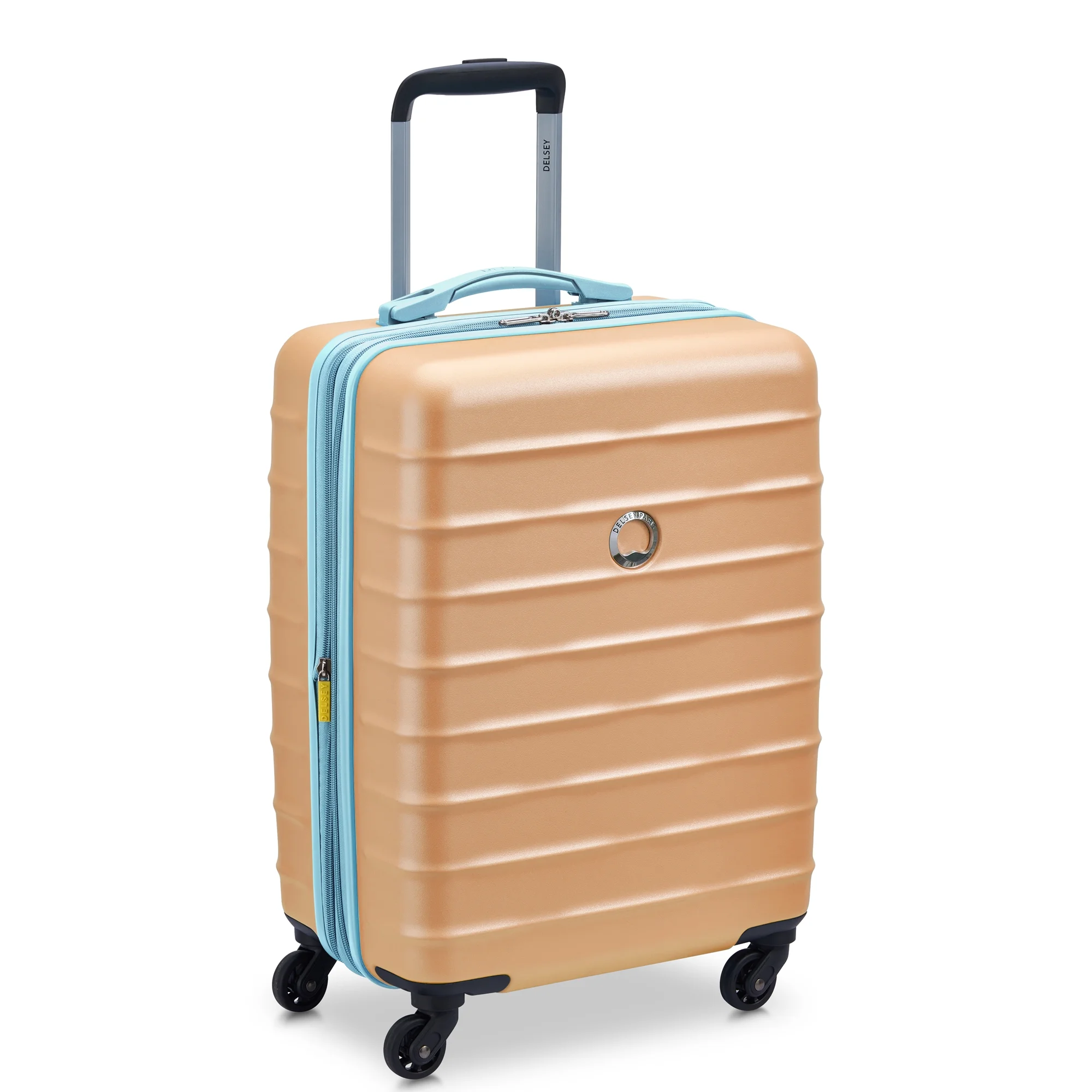 DELSEY PARIS Claudia Hardside Expandable Carry-On Luggage, Peach