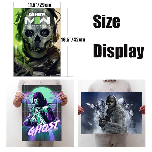 CamiyeHome Gaming Black Myth Poster 8 Pcs 16.5 x 11.5 inch Wall Decor Wukong Posters for Room Aesthetic Gaming Merch Art for Bedroom Living Room Prints HD Posters for Fans