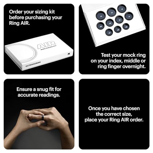 Ultrahuman Ring Sizing Kit | Sizing Guide for Your Smart Wearable Ring