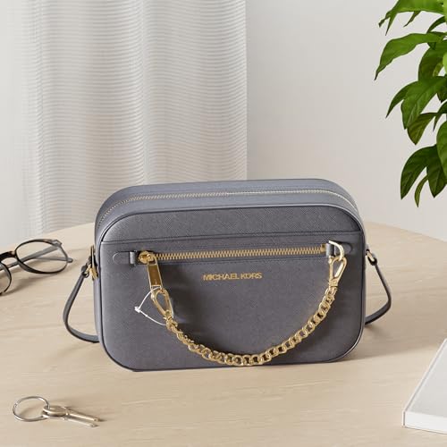 Michael Kors Women's Jet Set Item LARGE EAST WEST CHAIN Crossbody