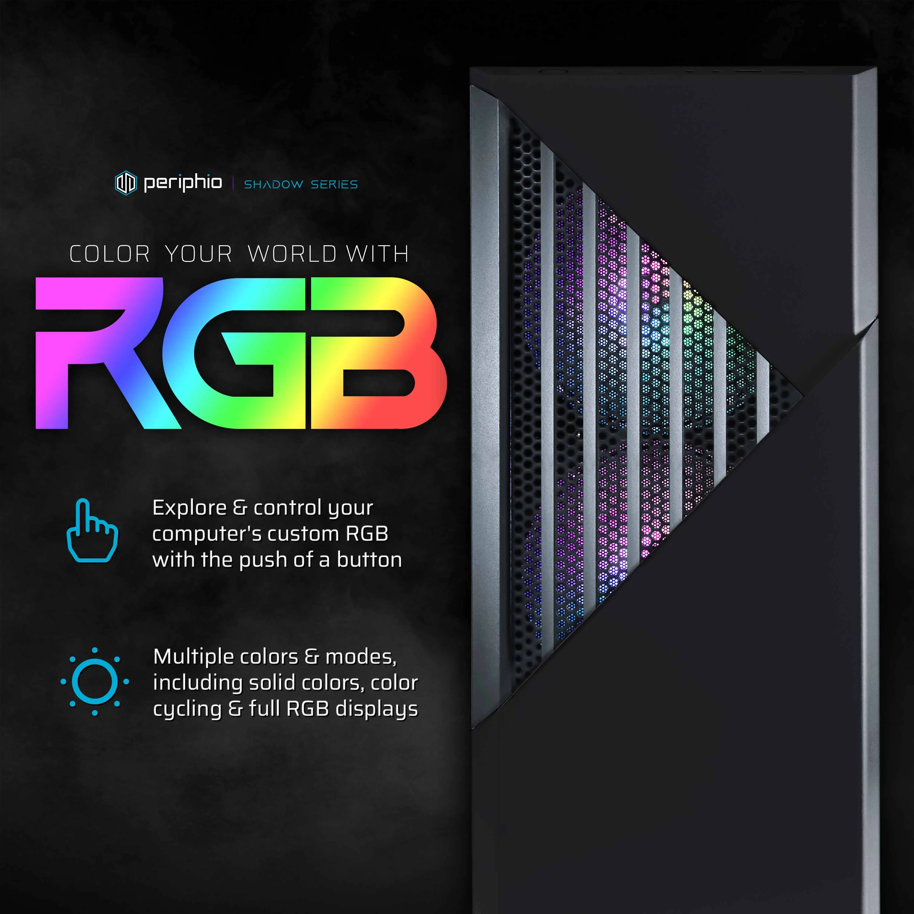 Restored Periphio Ghoul Prebuilt Gaming PC Desktop Computer Tower Intel Quad-Core i5 NVIDIA GeForce GT 1030 Graphics 16GB RAM 120GB SSD + 500GB HDD Windows 10 HDMI Wi-Fi (Refurbished)