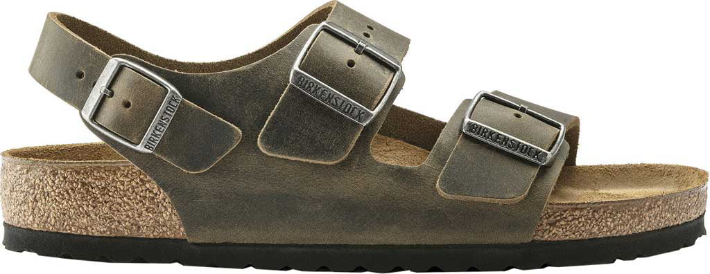 BIRKENSTOCK Unisex Milano Faded Khaki Oiled Leather - 1019336 0 Women/0 Men