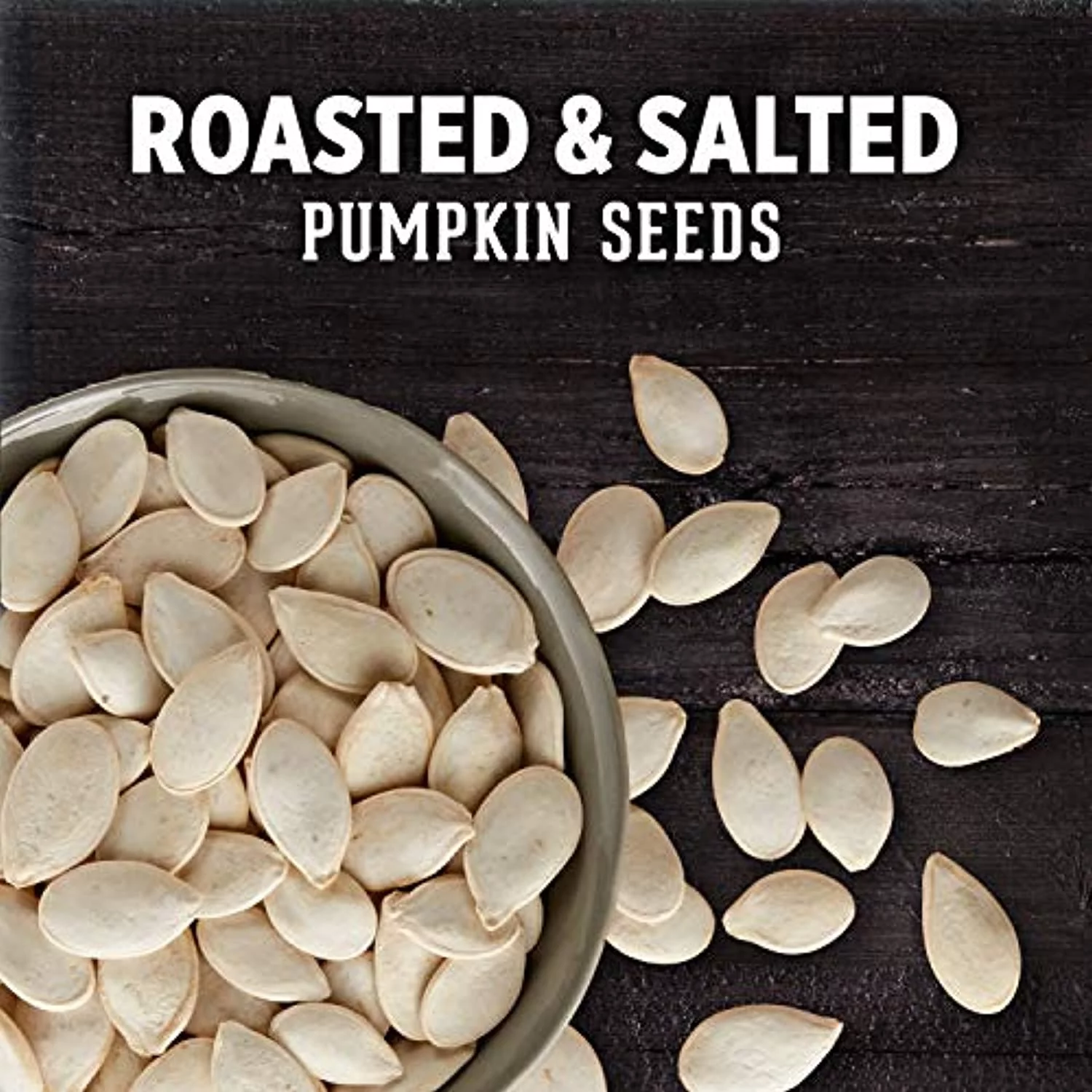 David Seeds Roasted And Salted Pumpkin Seeds, 5 Oz, Keto Friendly, 12 Pack