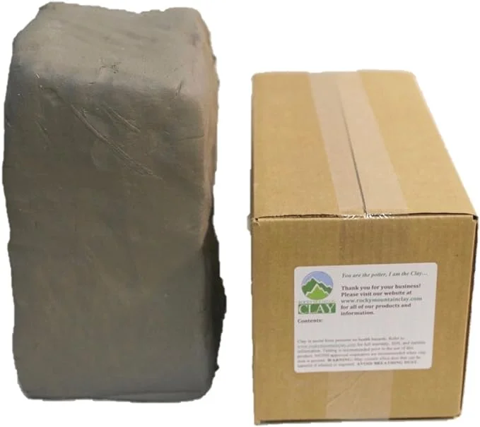 Pottery Clay - 25 LB Low Fire Cone 06 White Clay - Rocky Mountain Clay CT5