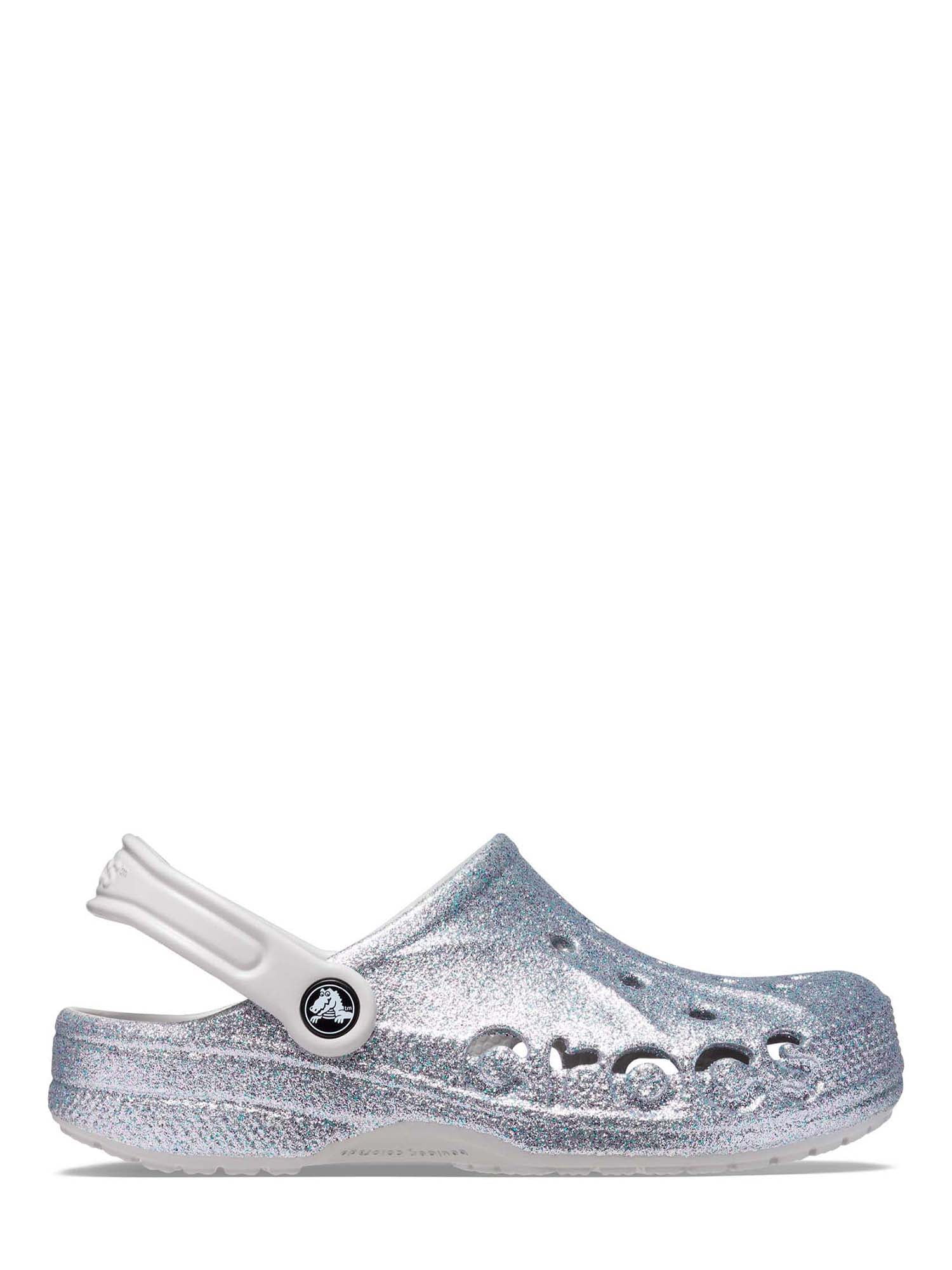 Crocs Unisex Baya Glitter Clog Sandals