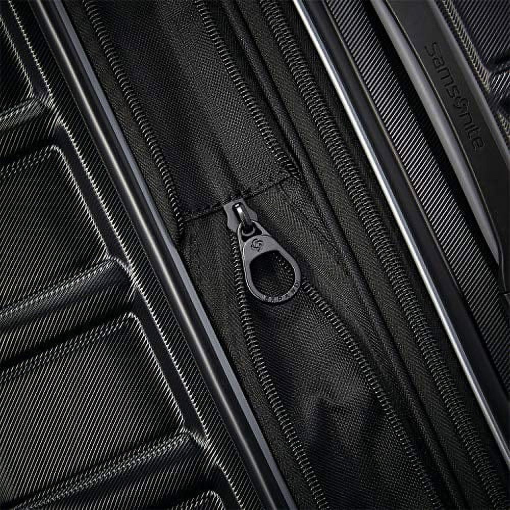 Samsonite Omni 2 Hardside Expandable Luggage with Spinner Wheels, Midnight Black, 3-Piece Set (20/24/28)
