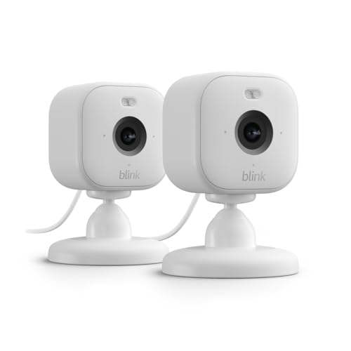 Blink Mini 2 (Newest Model) — Home Security & Pet Camera(s) with HD video, color night view, motion detection, two-way audio, and built-in spotlight — 1 camera (White)