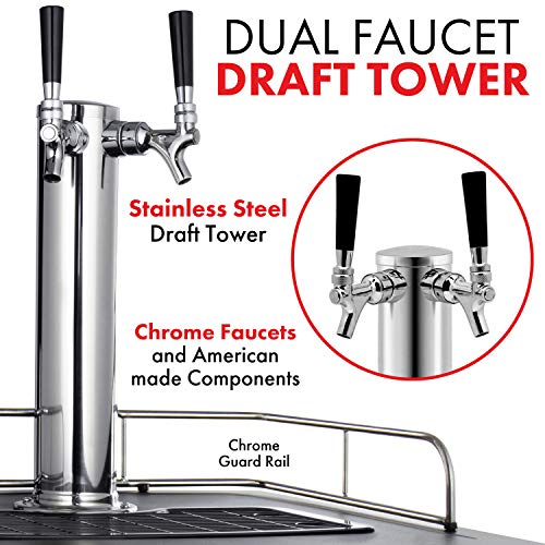 Kegco HBK309 Single Faucet Full Size Digital Homebrew Kegerator - Amazon Parent Product