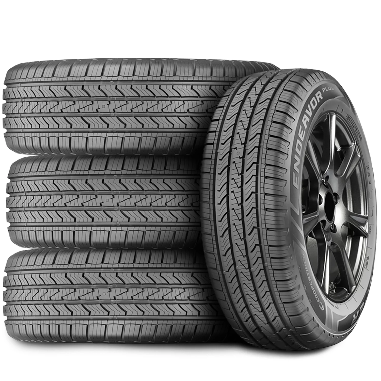Set of 4 (FOUR) Cooper Endeavor Plus 225/65R17 102H AS A/S All Season Tires Fits: 2018-23 Chevrolet Equinox LT, 2015-17 Subaru Outback 3.6R Touring