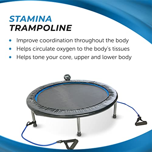 Stamina Mini Fitness Trampoline w/Smart Workout App