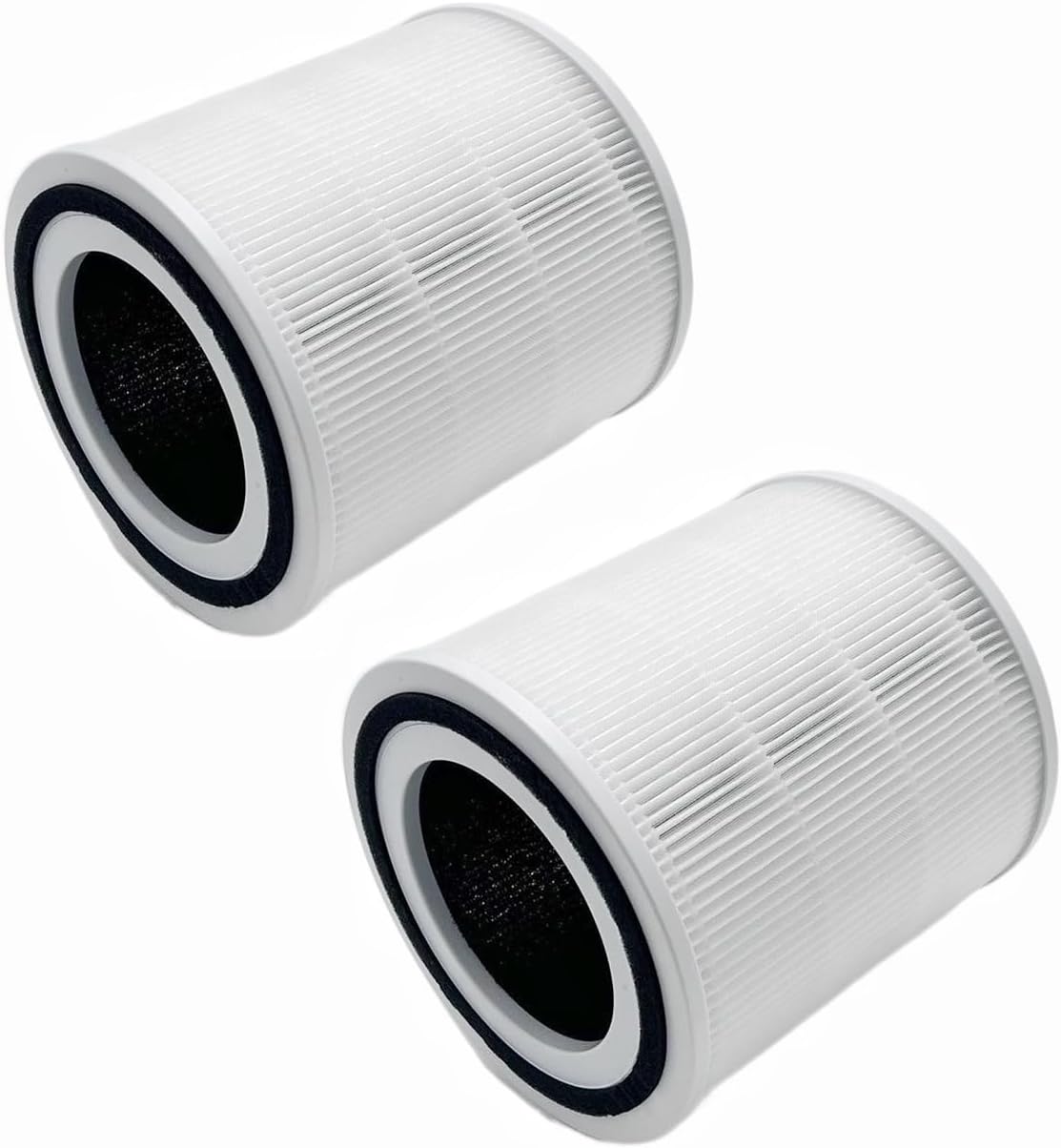 （2Pack）Replacement True HEPA Filter Compatible with TaoTronics Air Purifier TT-AP005 HEPA Filter, H13 4-Stage Filtration High-efficiency Activated carbon 2-IN-1 Air Clean VoC