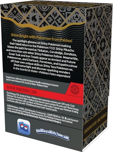 POKEMON TCG: Scarlet and Violet: PALDEAN Fates: Booster Bundle