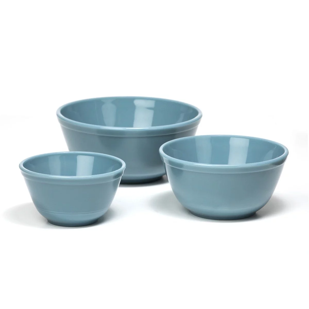 Mosser Glass 3-Piece Mixing Bowl Set (20oz, 40oz, 60oz) | Georgia Blue