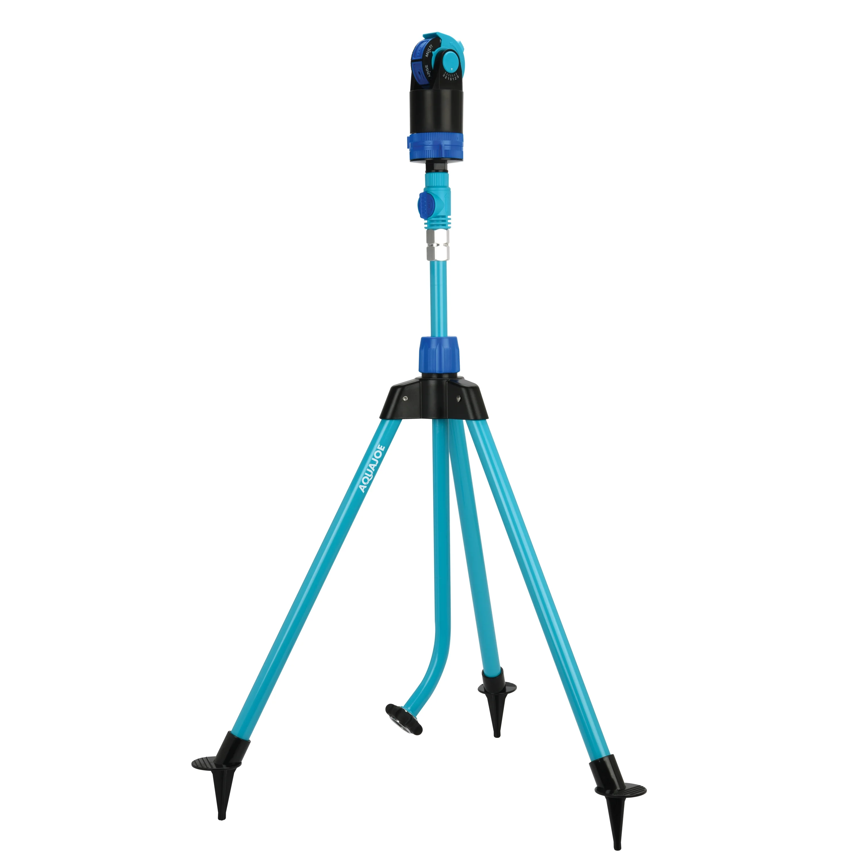 Aqua Joe Indestructible Turbo Drive 360º Telescoping Tripod Lawn & Garden Sprinkler, 6 Spray Patterns, 4,500 Sq. ft. Max Coverage