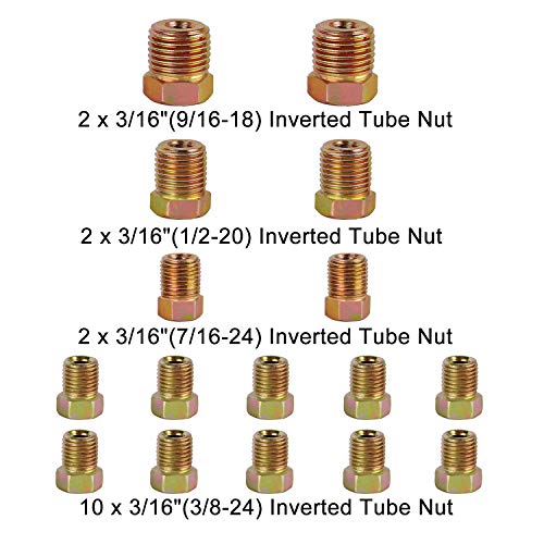 MuHize Upgraded Brake Line Tubing Kit - 25 Ft. of 3/16 Copper Coated Flexible Tube, Roll 25 ft 3/16
