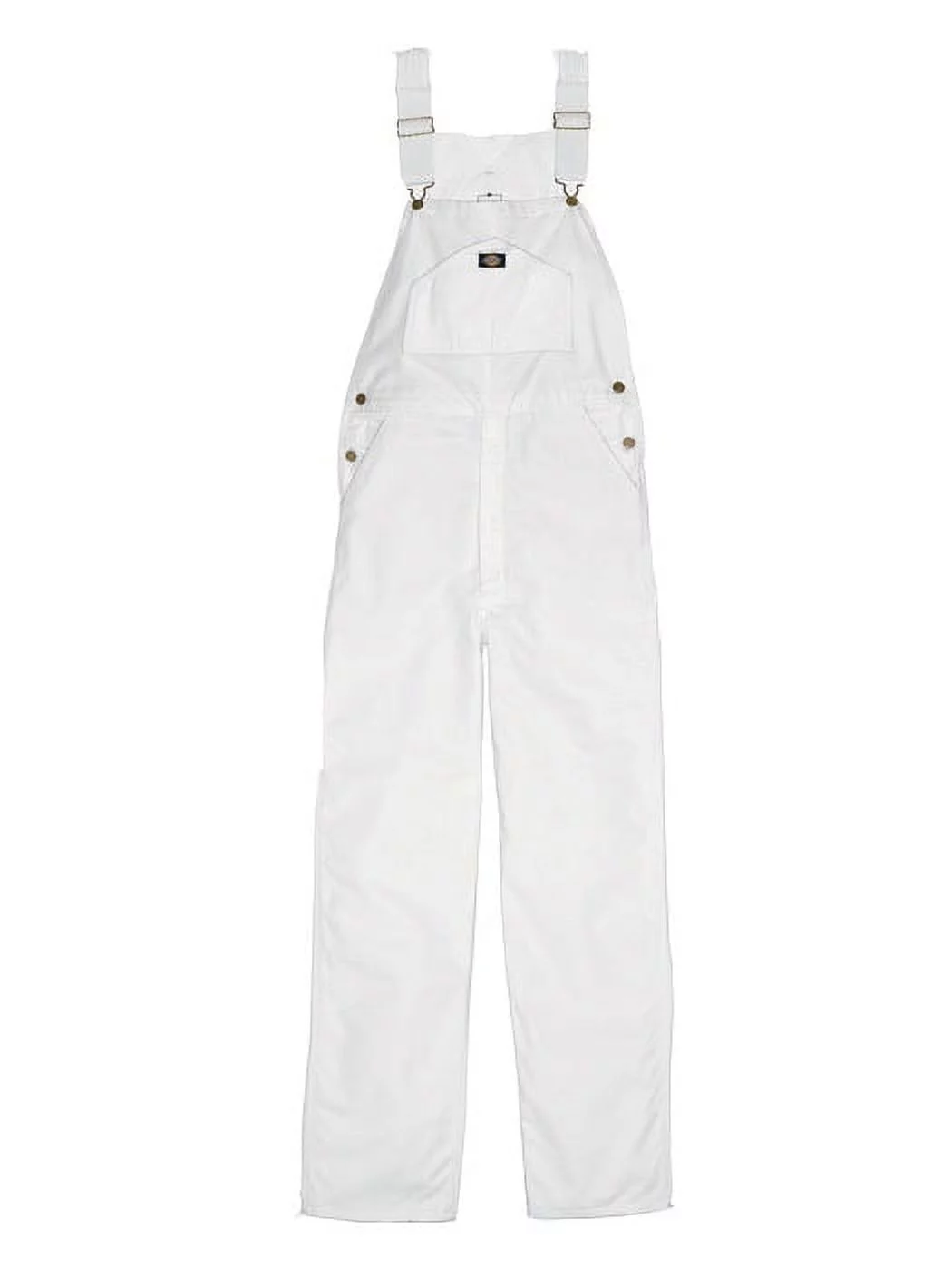 Dickies Men's Painters Bib Overall 30W x 30L White