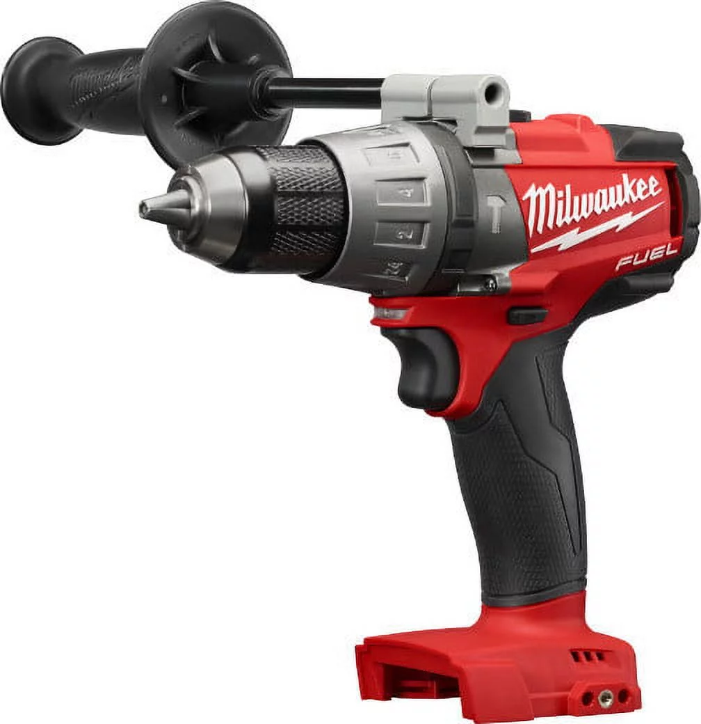 Milwaukee M18 Fuel 18V 2-Tool Combo Kit (Hammer Drill, Impact Driver) 2897-22 with (2) 5Ah Batteries, & Charger