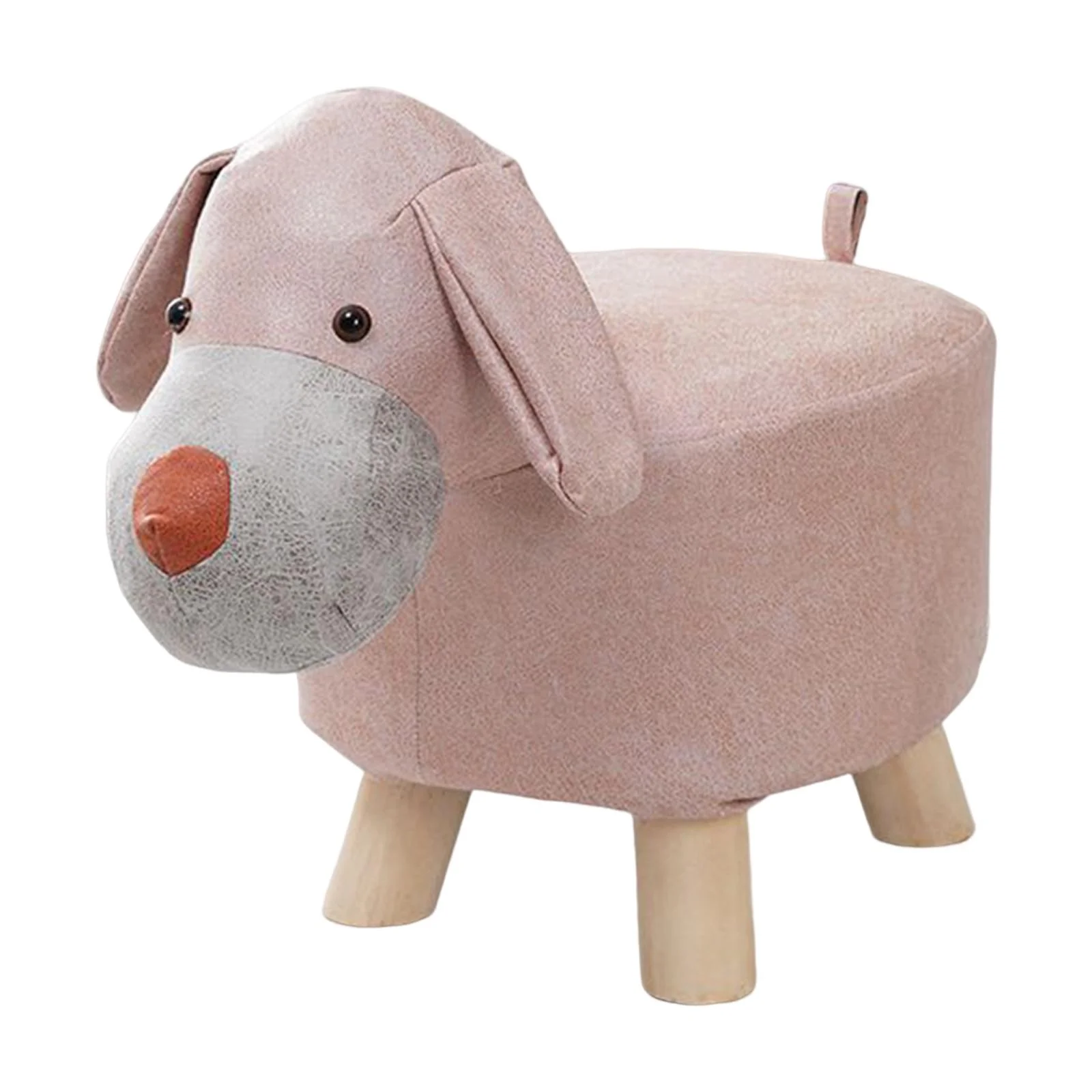 Footrest Ottoman Animal Footstool Cute Cartoon Shoes Changing Chair Bench Ottoman for Living Room, Bedroom, Porch, Entryway, Indoor Outdoor