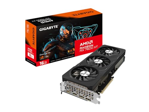 GIGABYTE Radeon RX 9060 XT Gaming OC 16G Graphics Card, PCIe 5.0, 16GB GDDR6, GV-R9060XTGAMING OC-16GD Video Card