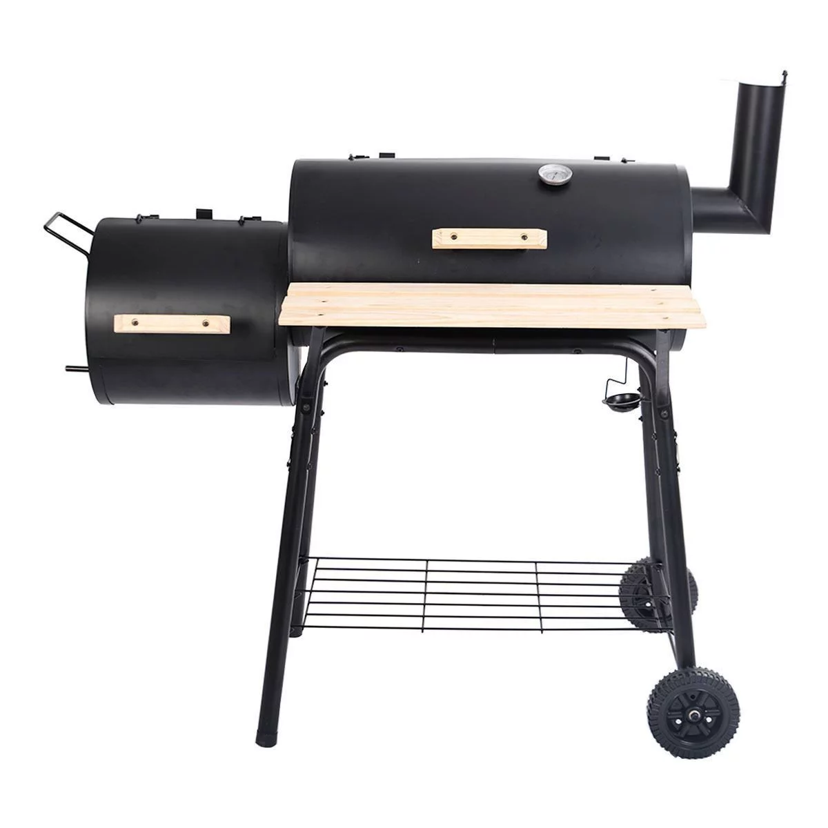 Outdoor BBQ Grill Charcoal Barbecue Pit Cooker Smoker